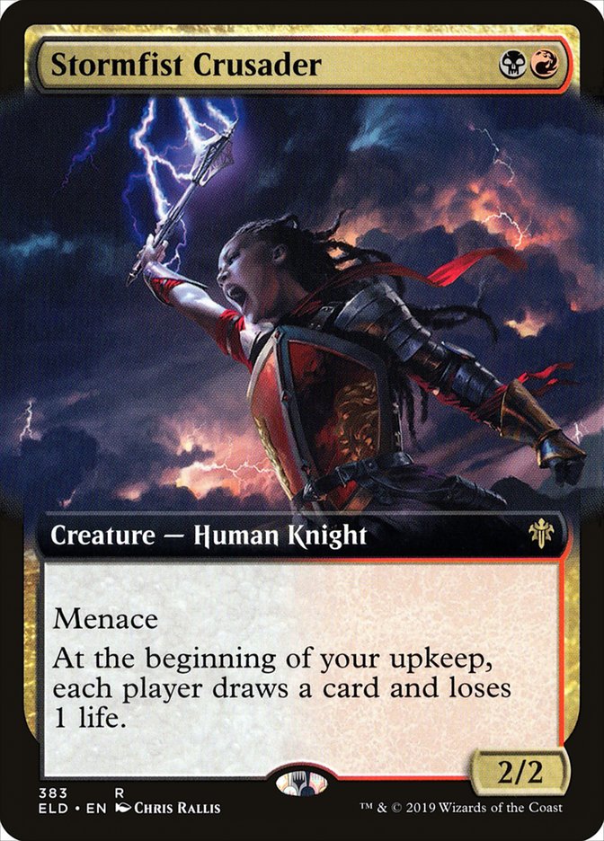 Cruzado Puño Tormenta (Arte extendido) [Trono de Eldraine]