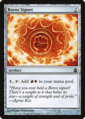 Cachet de Boros [Commander 2011]