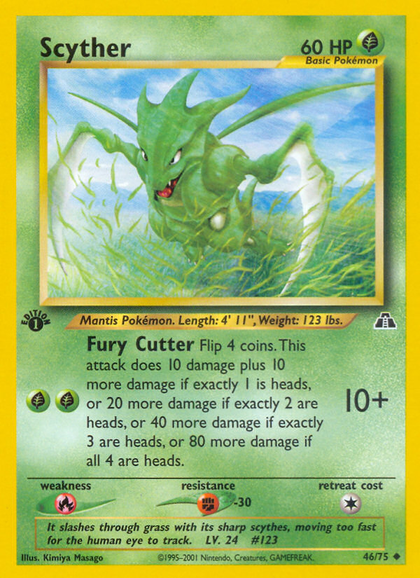 Scyther (46/75) [Neo Discovery 1ª edición]