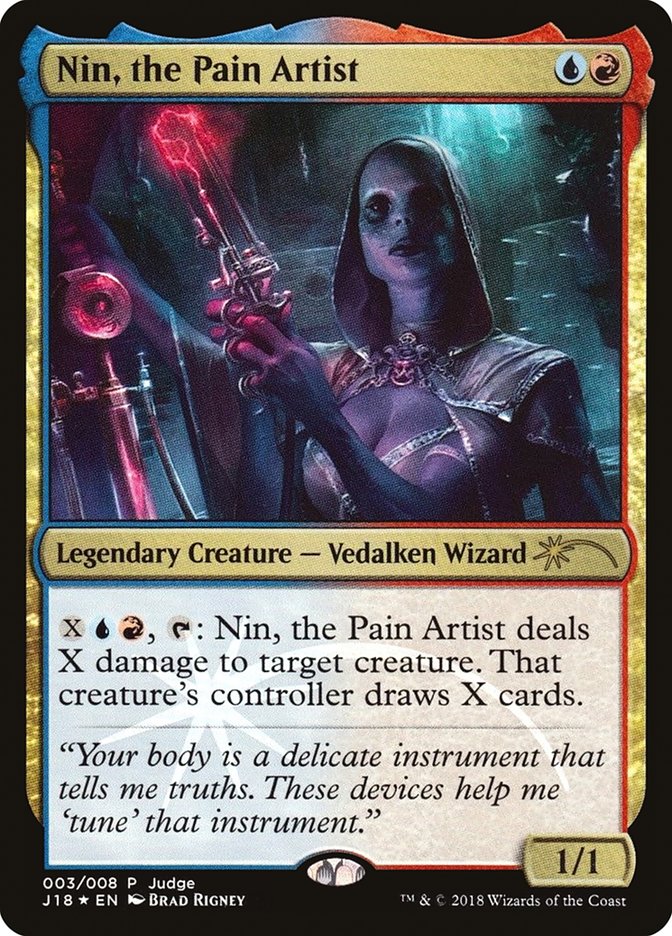 Nin, l'artiste de la douleur [Cartes de juge 2018]