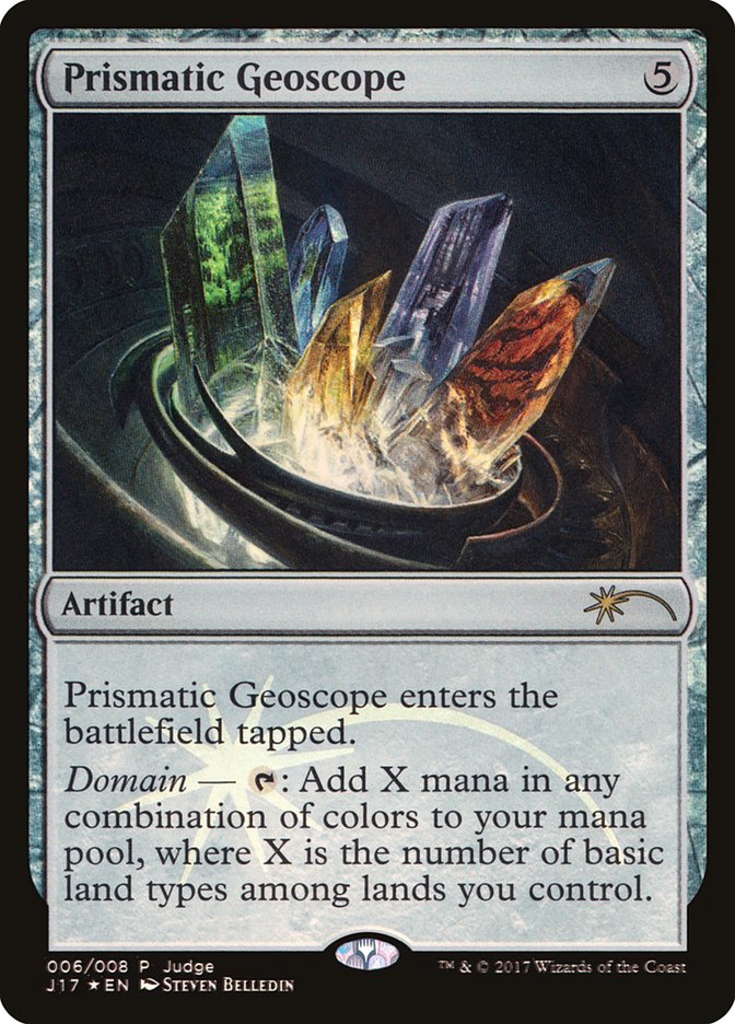 Geoscopio prismático [Cartas de Juez 2017]