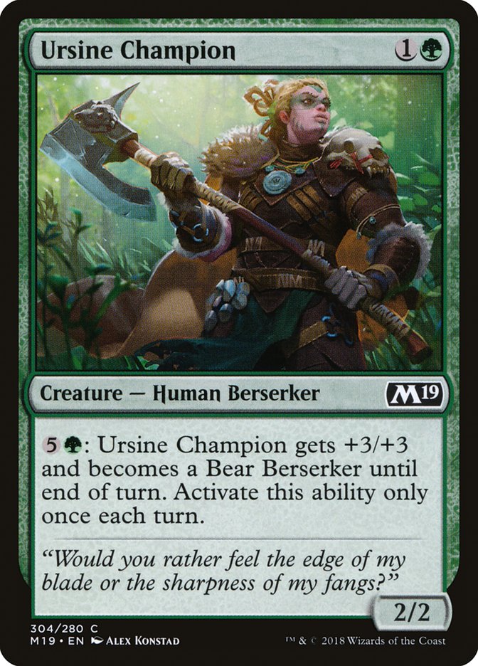 Champion ursin [Édition de base 2019]