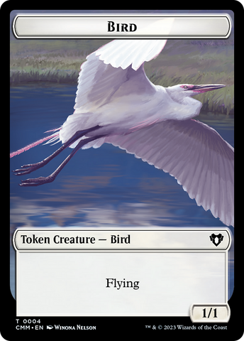 Ficha de ave [Commander Masters Tokens]