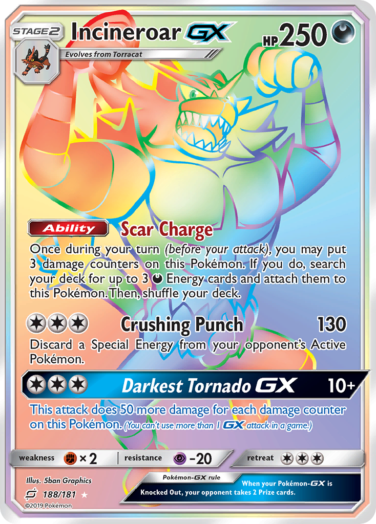 Felinferno GX (188/181) [Soleil et Lune : Duo de Choc]