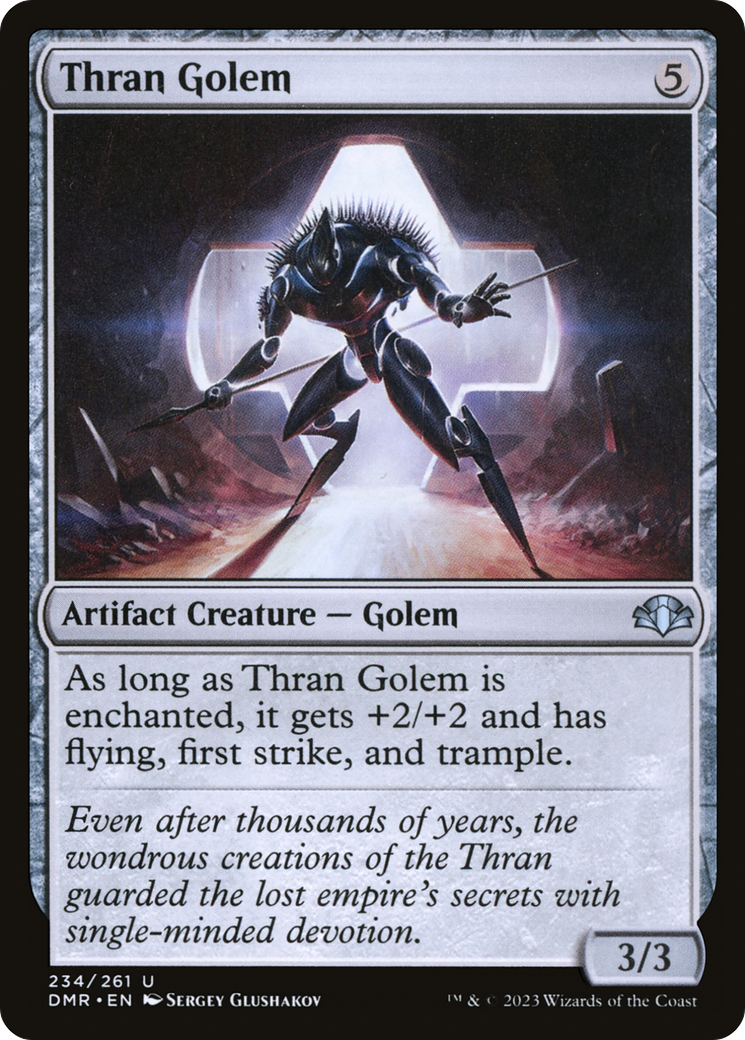 Golem de Thran [Dominaria Remastered]