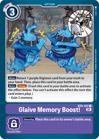 ¡Aumento de Memoria Glaive! [BT6-107] [Doble Diamante]