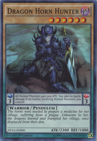 Chasseur de Corne de Dragon [DUEA-FR000] Super Rare
