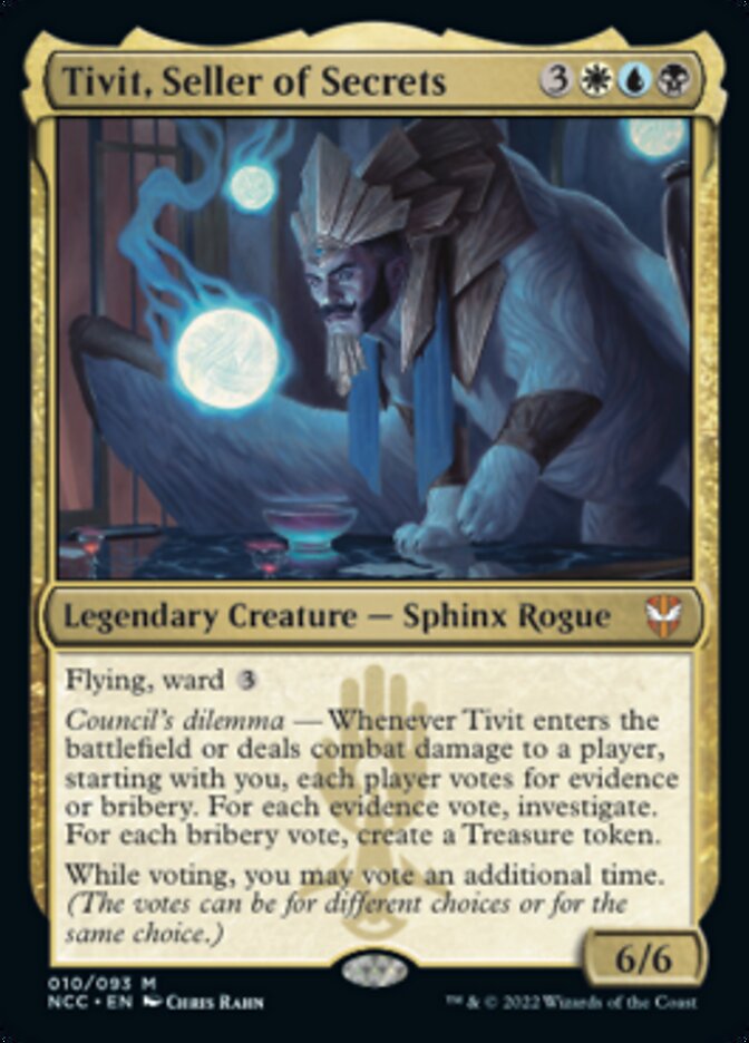 Tivit, Vendeur de secrets [Commander : Rues de la Nouvelle-Capenna]