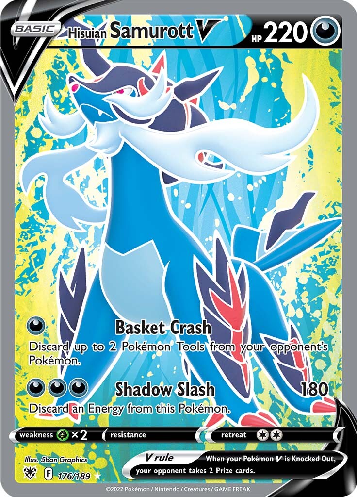 Samurott de Hisui V (176/189) [Espada y Escudo: Resplandor Astral]