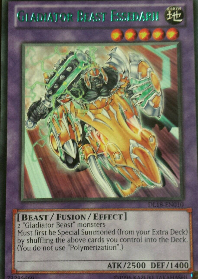 Gladiator Bestia Essedarii (Verde) [DL18-EN010] Rara