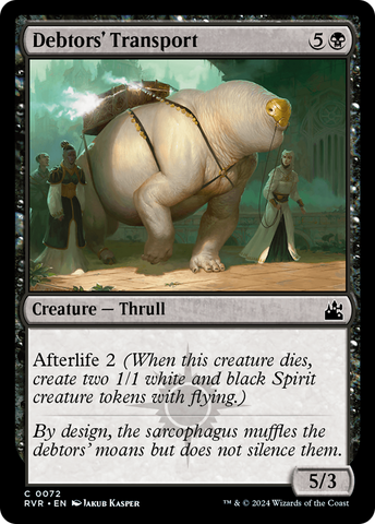 Transporte de los Deudores [Ravnica Remastered]