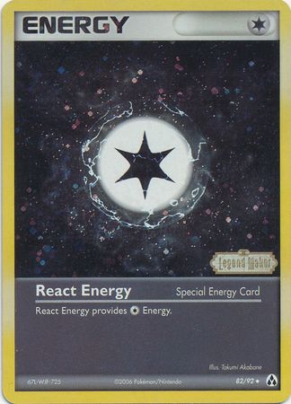 Énergie Réactive (82/92) (Tamponné) [EX: Créateurs de Légendes]