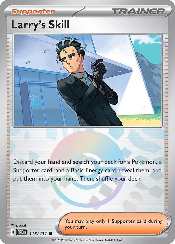 Talent de Larry (115/131) (Motif Poké Ball) [Écarlate et Violet : Évolutions Prismatiques]
