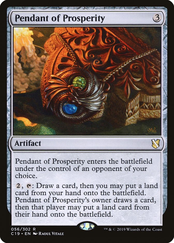 Colgante de Prosperidad [Commander 2019]