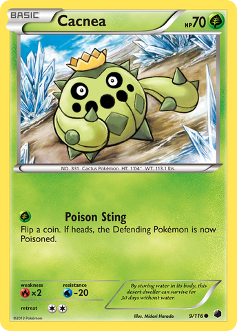 Cacnea (9/116) [Negro y Blanco: Plasma Freeze]