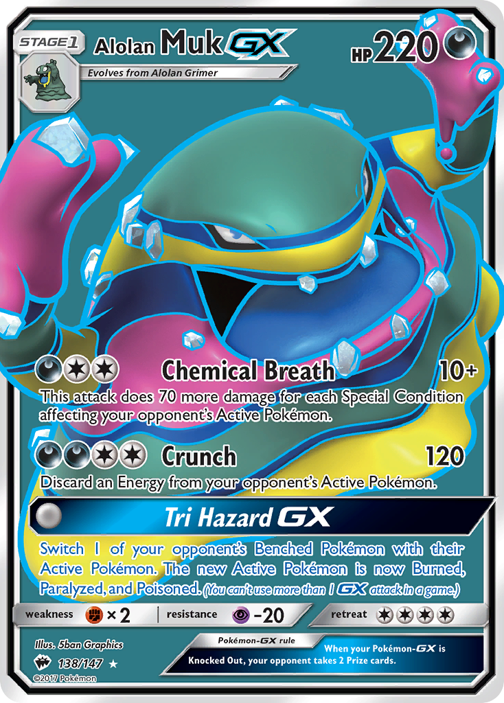 Grotadmorv d'Alola-GX (138/147) [Soleil et Lune : Gardiens de l'Océan]