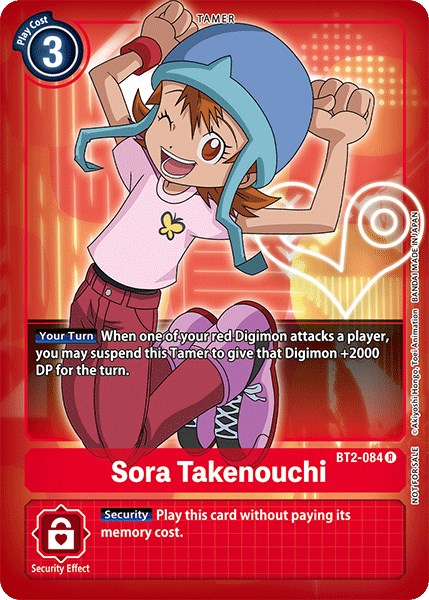 Sora Takenouchi [BT2-084] (Paquete de Torneo Oficial Vol.3) [Promociones de Sobres Especiales de Lanzamiento]