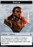 Emblème de Gideon des serments // Jeton de zombie recto-verso [Jetons Amonkhet]