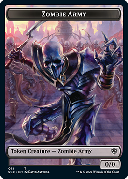 Zombie // Armée Zombie jeton double-face [Decks de Commandant de démarrage]