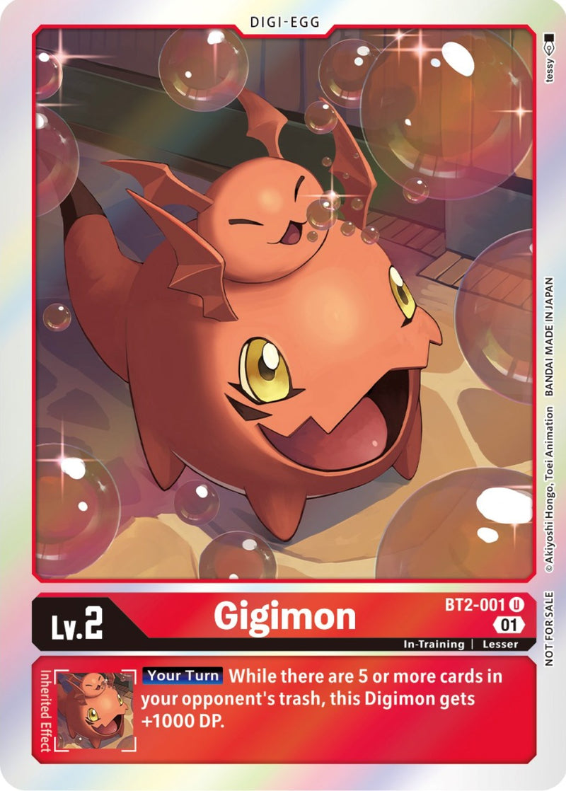 Gigimon [BT2-001] (Paquete de entrada especial ST-11) [Promociones de refuerzo especiales de lanzamiento]