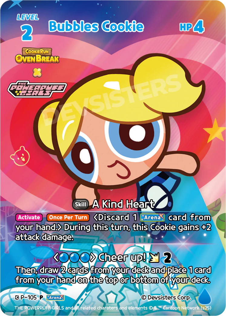 Image for Bubbles Cookie (P-105) (P) - CookieRun: Braverse TCG