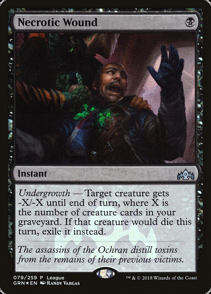 Blessure nécrotique (Ligue) [Promos Guildes de Ravnica]