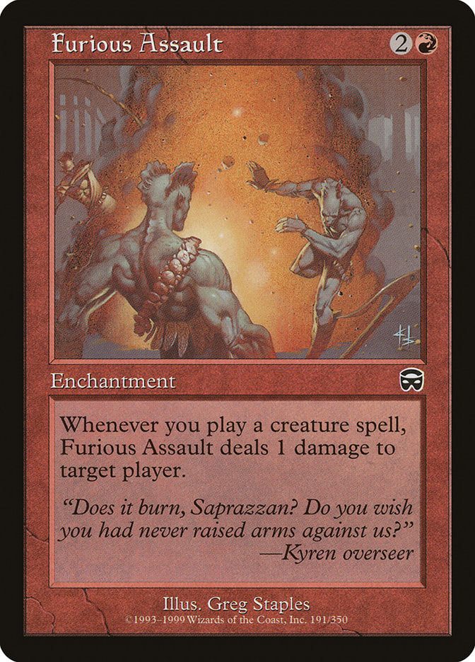 Assaut furieux [Masques de Mercadia]