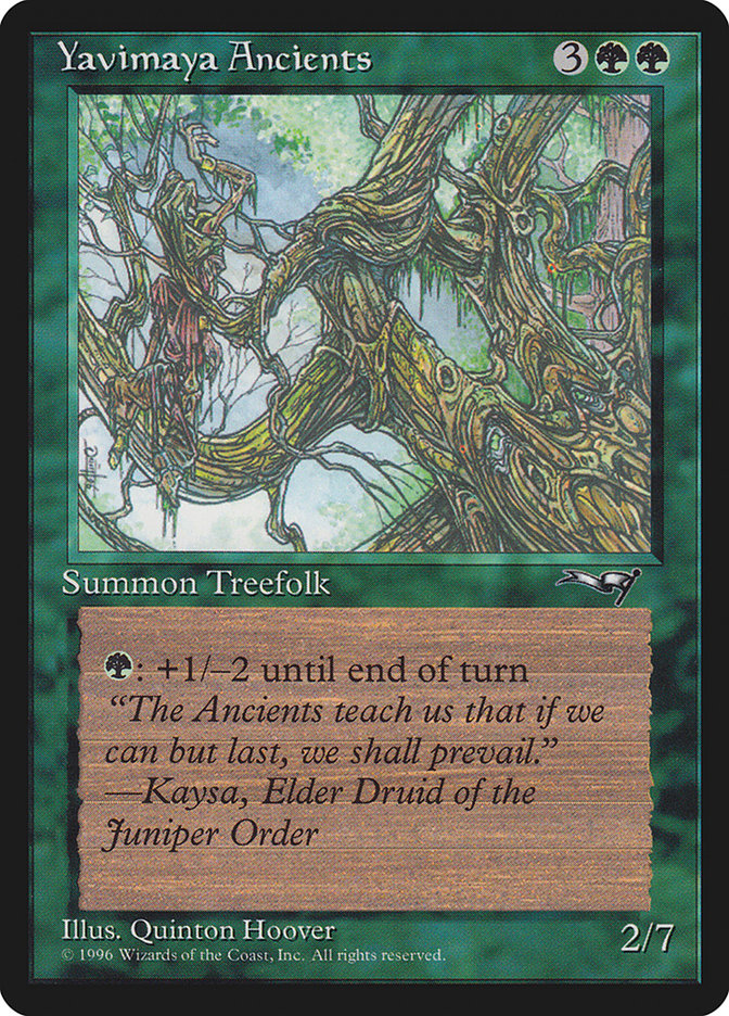 Anciens de Yavimaya (Illust. Druide) [Alliances]