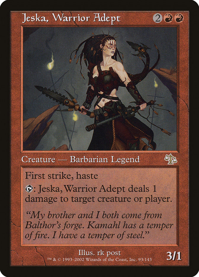 Jeska, adepte guerrière [Jugement]