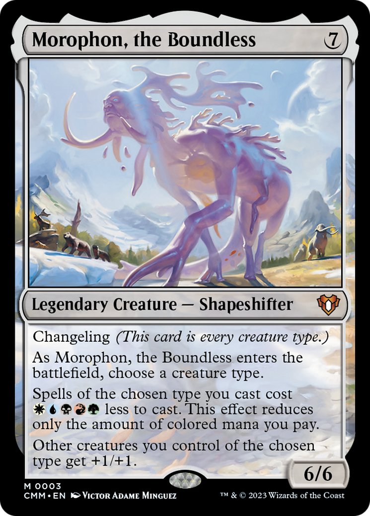 Morophon, l'Immensurable [Commander Masters]