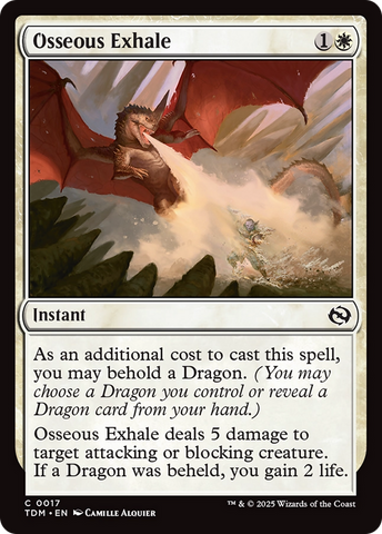 Exhalar Óseo [Tarkir: Dragonstorm]