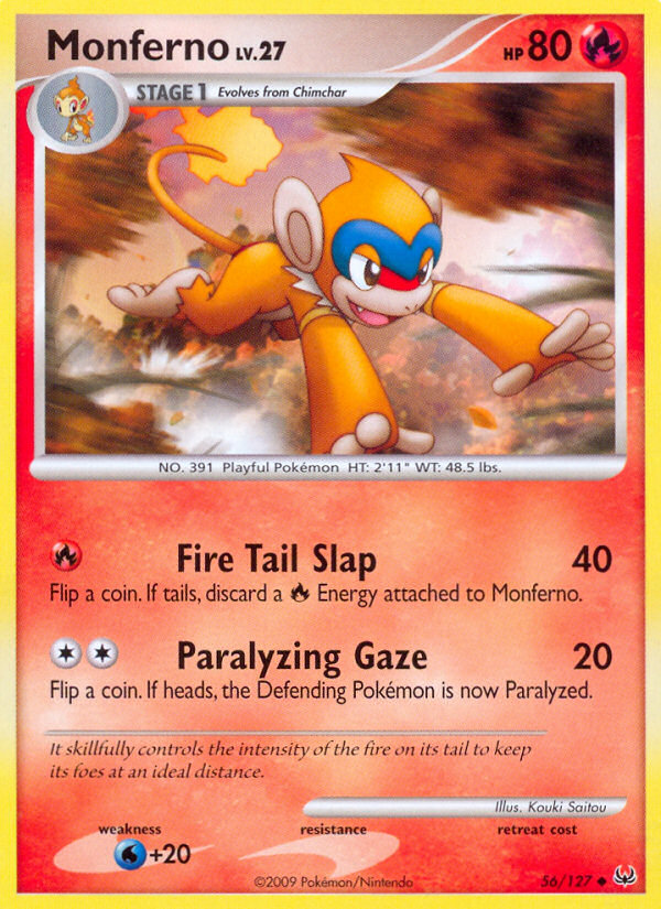 Monferno (56/127) [Platine: Set de Base]
