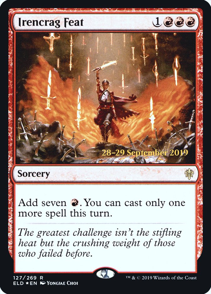 Exploit d'Irencrag [Promos d'avant-première Le Trône d'Eldraine]