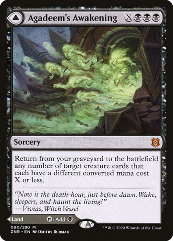 Despertar de Agadeem // Agadeem, la Cripta Subterránea [Zendikar Rising]
