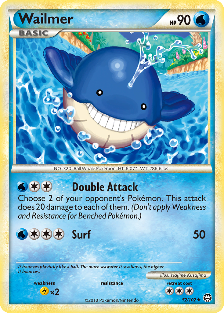 Wailmer (52/102) [HeartGold & SoulSilver: Triomphe]