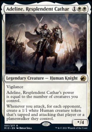 Adeline, chatelaine resplendissante (Promo Pack) [Innistrad: Chasse de minuit – Promos]