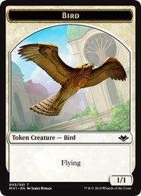Oiseau (003) // Myr (019) Jeton recto-verso [Modern Horizons Tokens]