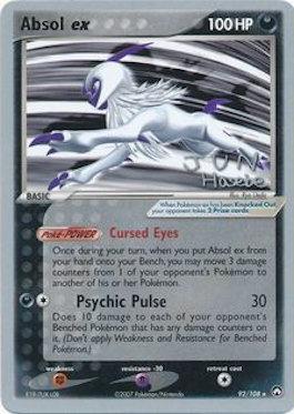 Absol ex (92/108) (Flyvees - Jun Hasebe) [Campeonatos Mundiales 2007]