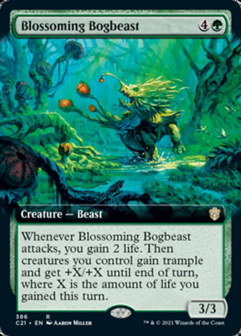 Bête des tourbières florissante (Illustration étendue) [Commander 2021]