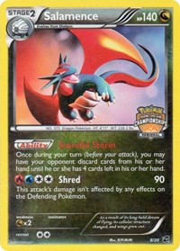Salamence (8/20) (Carta promocional de Campeonato Regional) [Black & White: Dragon Vault]