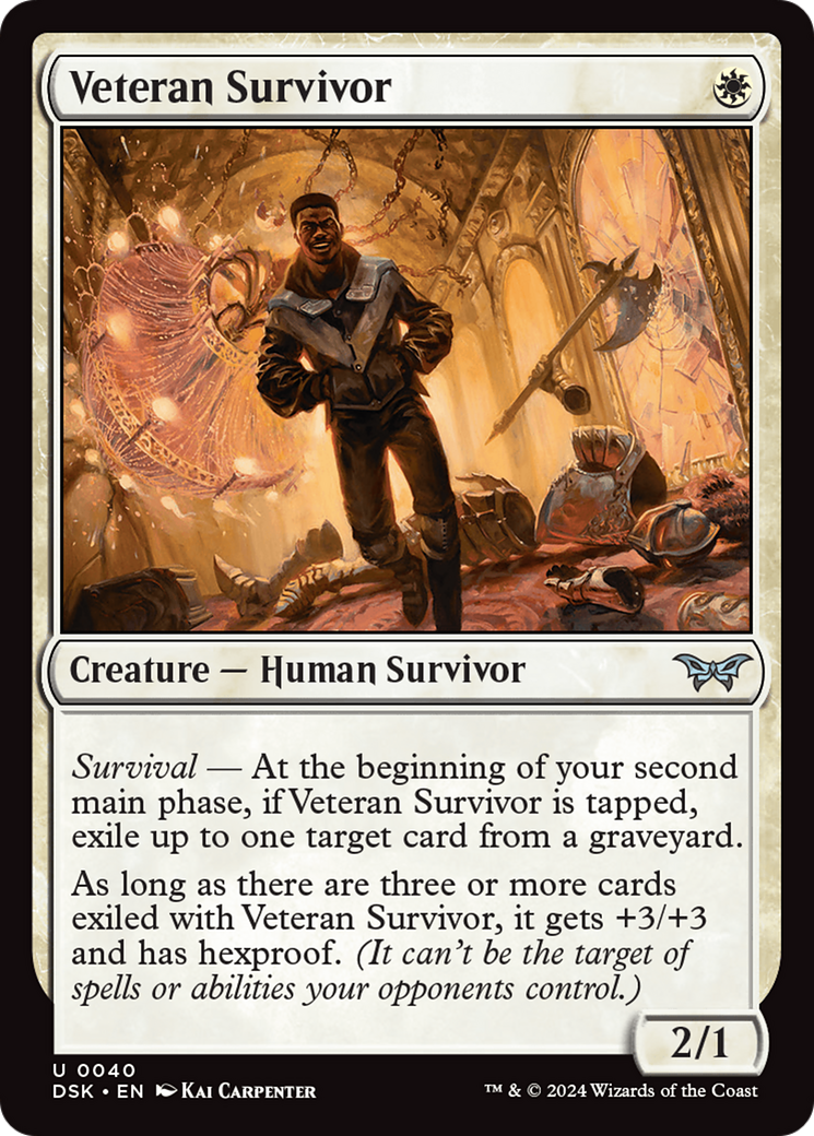 Survivant Vétéran [Duskmourn: La Maison de l'Horreur]