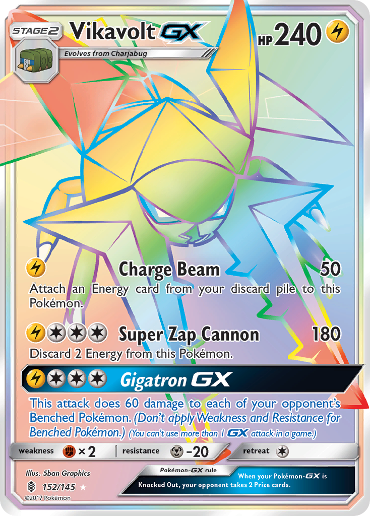 Vikavolt GX (152/145) [Soleil et Lune : Gardiens Ascendants]
