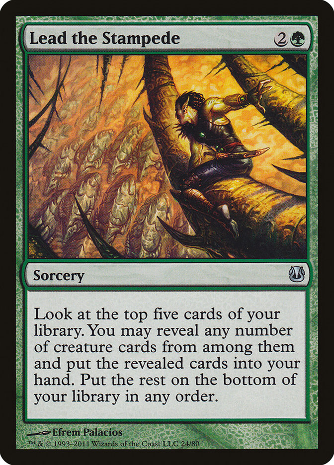 Encabezar la Estampida [Duel Decks: Ajani vs. Nicol Bolas]