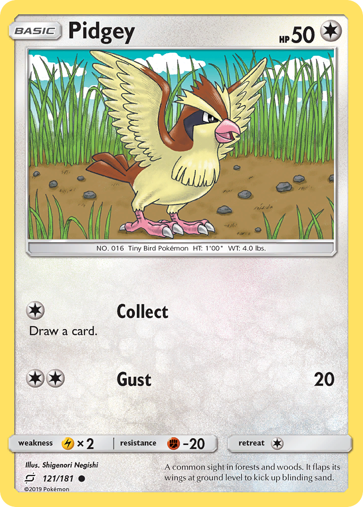 Pidgey (121/181) [Sol y Luna: Unión de Aliados]