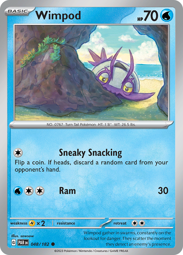 Wimpod (048/182) [Écarlate et Violet : Faille Paradoxe]