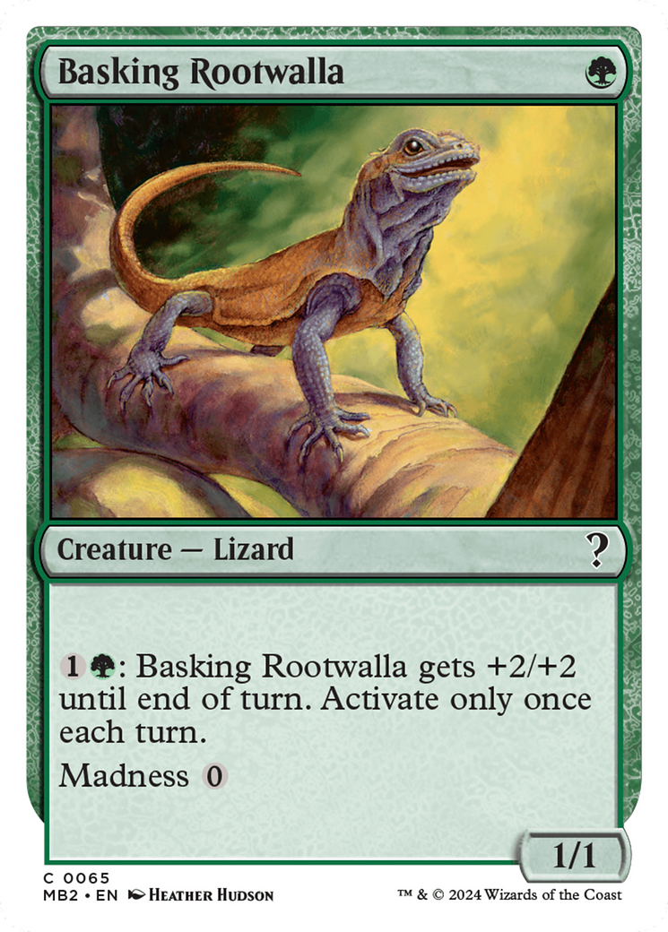 Gueulebéante lézarde (Bord blanc) [Mystery Booster 2]