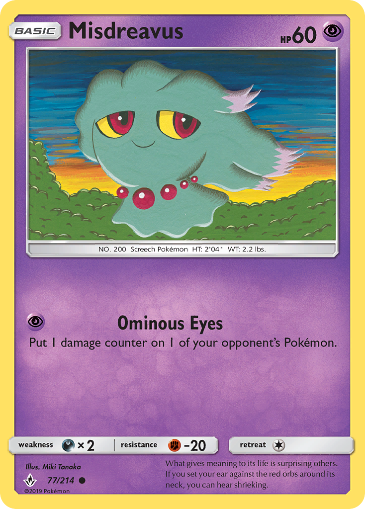 Misdreavus (77/214) [Sol y Luna: Lazos Indomables]