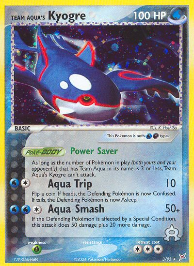Kyogre du Team Aqua (3/95) [EX : Team Magma vs Team Aqua]