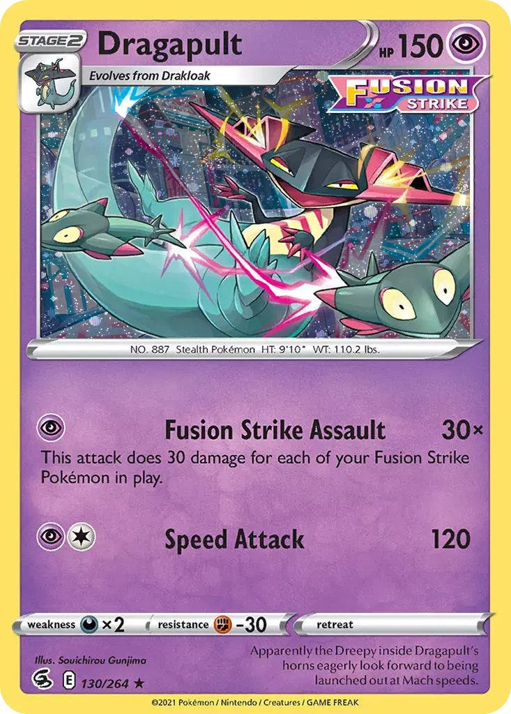 Dragapult (130/264) (Cosmos Holo) [Espada y Escudo: Golpe Fusión]