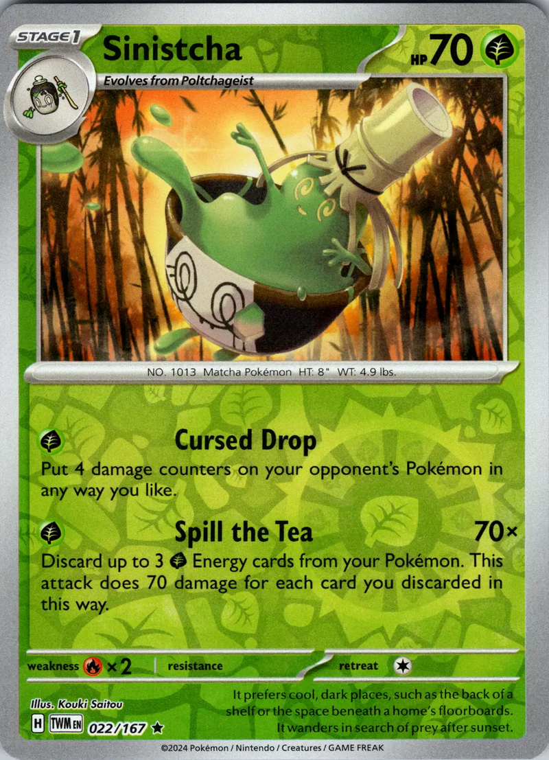 Sinistcha (022/167) [Escarlata y Púrpura: Mascarada Crepuscular]